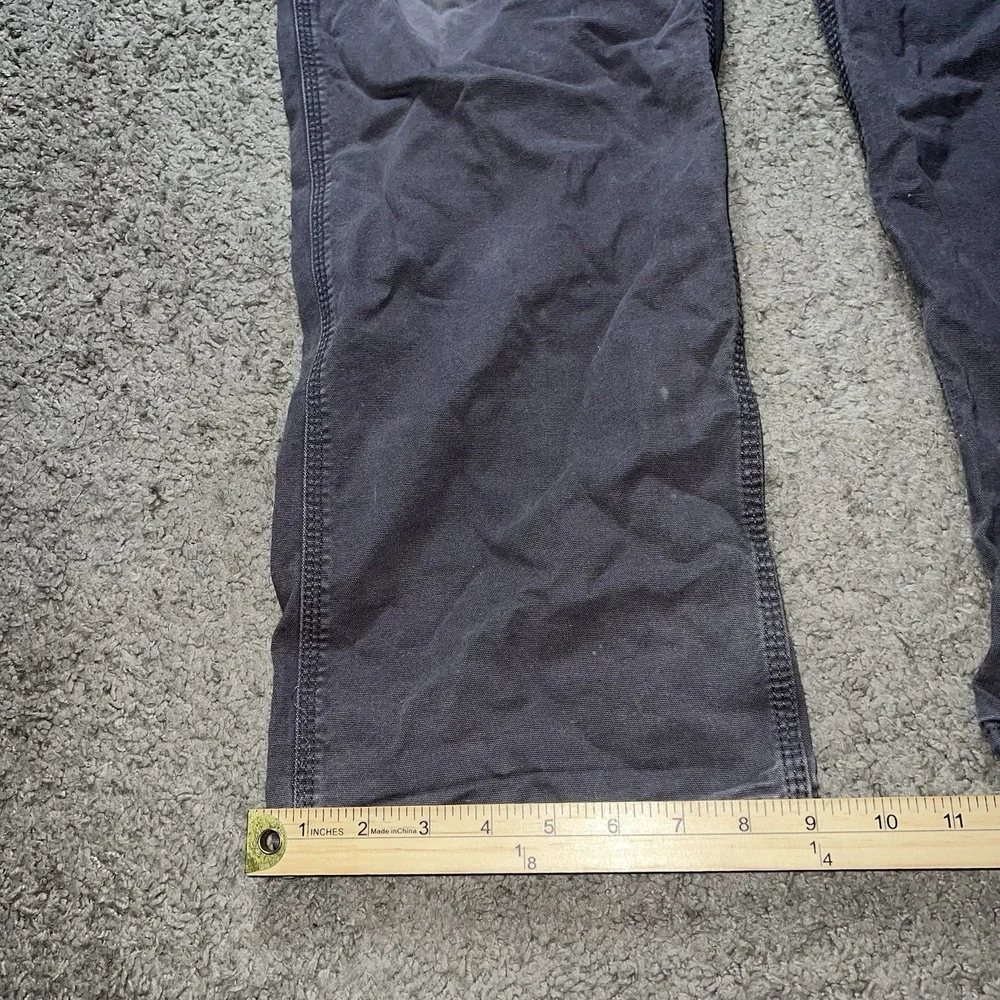 Ariat Blue Jeans Pants Men 42x32 Charcoal Gray Slim Straight M7 Leg Work Rebar